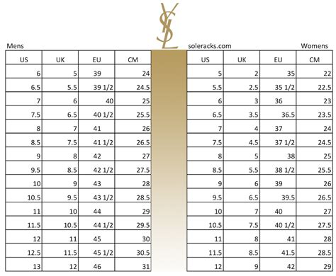 ysl 14 46|ysl y perfume size chart.